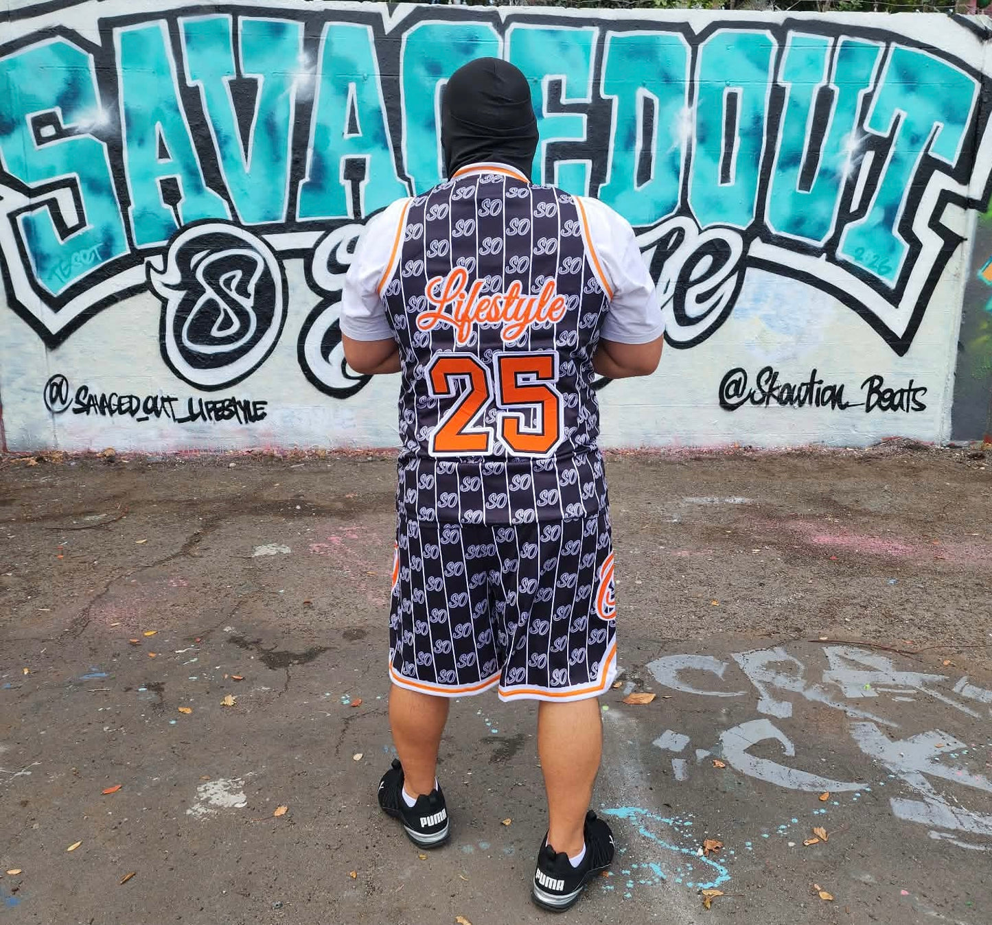 Savagedout - orange basketball sets