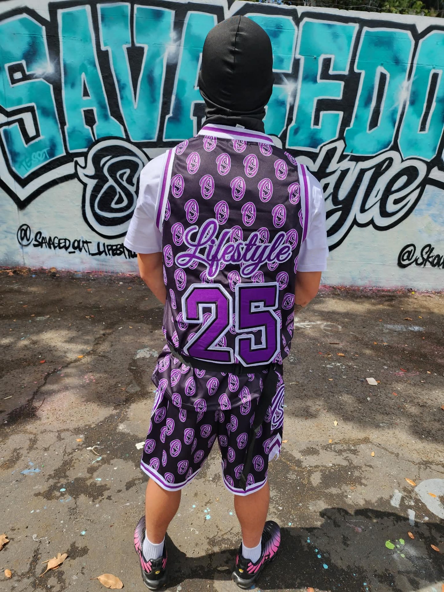 Savagedout - purple basketball sets