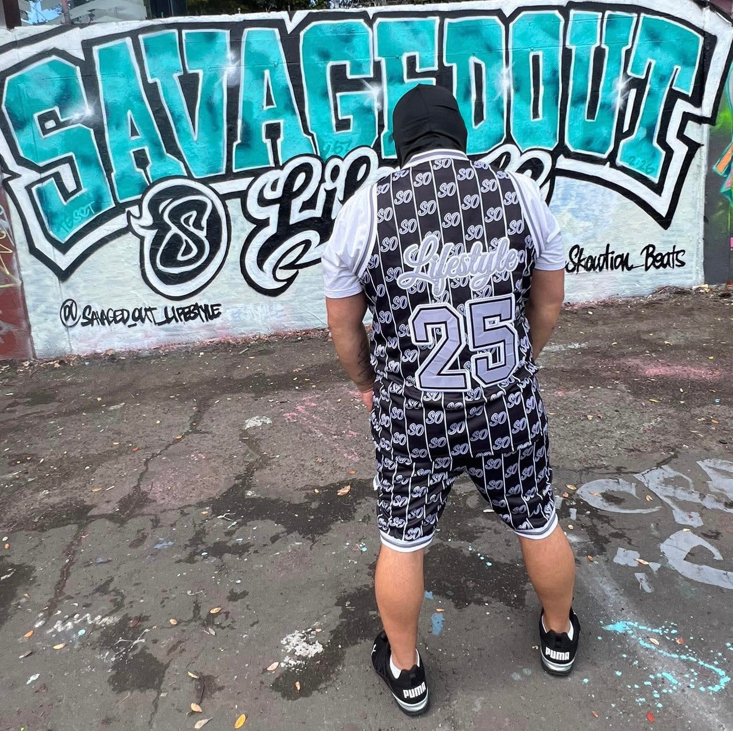 Savagedout - grey basketball sets