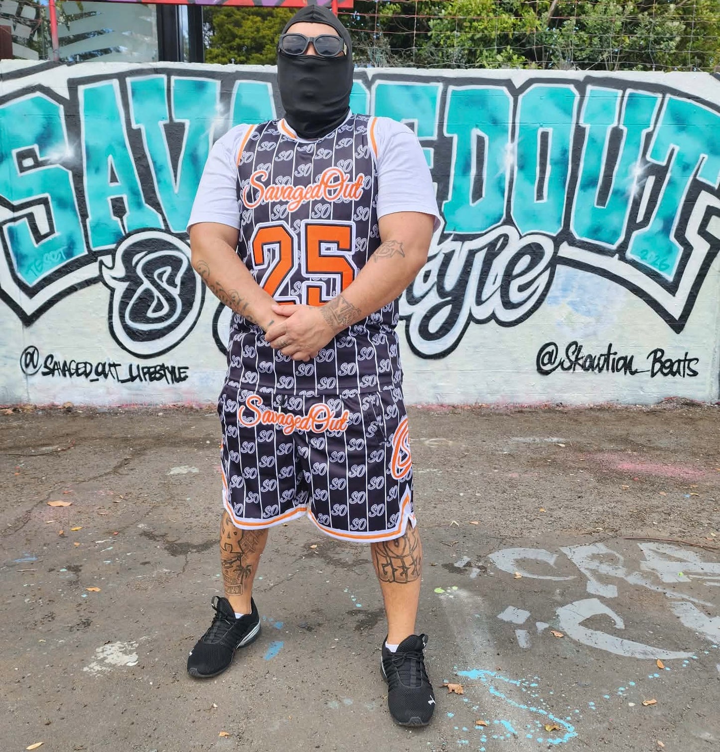 Savagedout - orange basketball sets