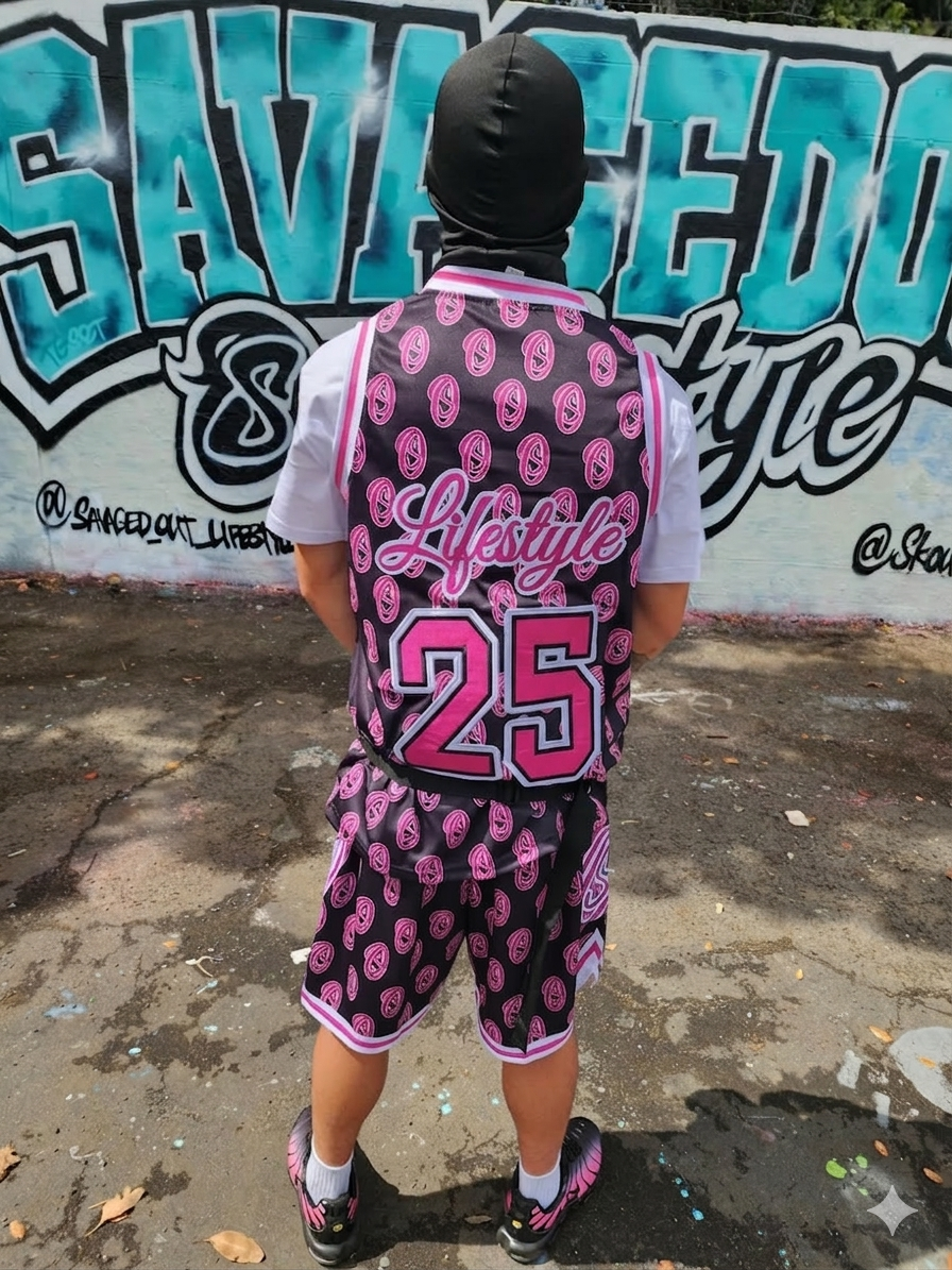 Savagedout - pink basketball set