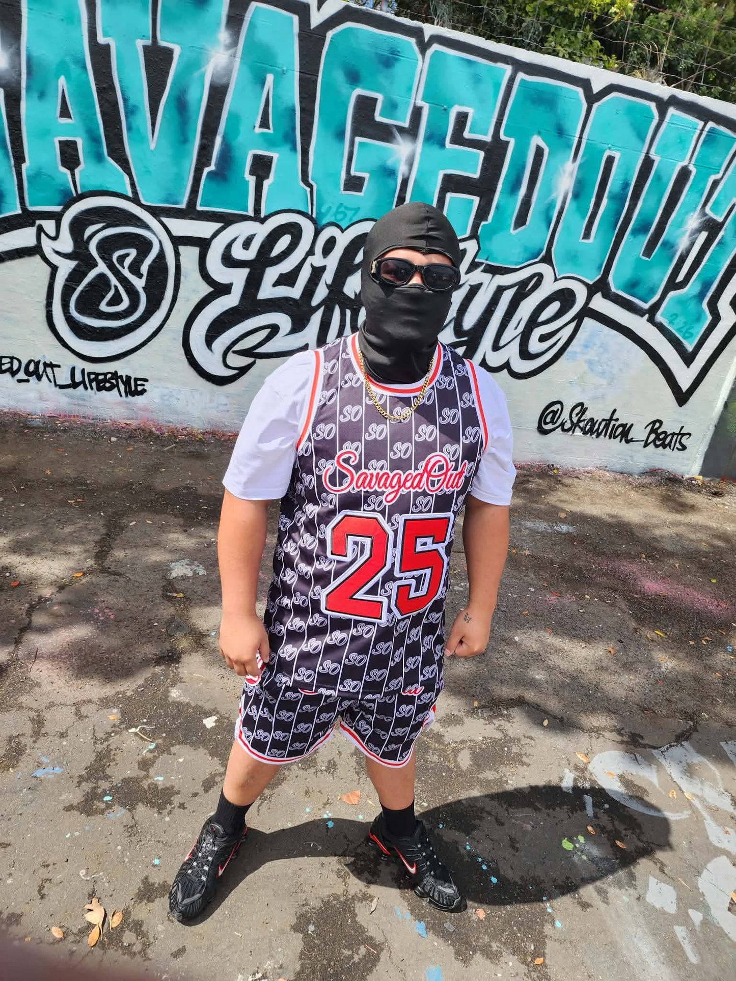Savagedout - red basketball sets